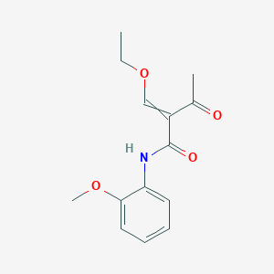 2-(Ethoxymethylidene)-N-(2-methoxyphenyl)-3-oxobutanamide