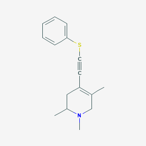 1,2,5-Trimethyl-4-[(phenylsulfanyl)ethynyl]-1,2,3,6-tetrahydropyridine