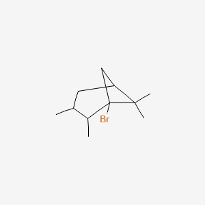 molecular formula C11H19Br B15460254 1-Bromo-2,3,6,6-tetramethylbicyclo[3.1.1]heptane CAS No. 61314-61-2