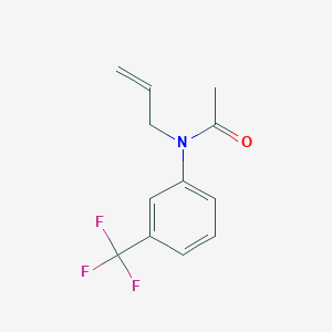 molecular formula C12H12F3NO B15460271 N-(Prop-2-en-1-yl)-N-[3-(trifluoromethyl)phenyl]acetamide CAS No. 61219-94-1