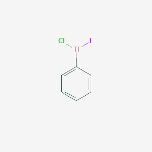 molecular formula C6H5ClITl B15460282 Chloro(iodo)phenylthallane CAS No. 61366-92-5