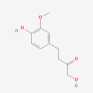 molecular formula C11H14O4 B15460289 1-Hydroxy-4-(4-hydroxy-3-methoxyphenyl)butan-2-one CAS No. 61152-60-1