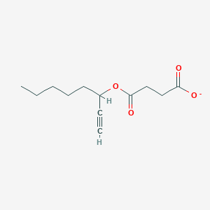 4-[(Oct-1-yn-3-yl)oxy]-4-oxobutanoate