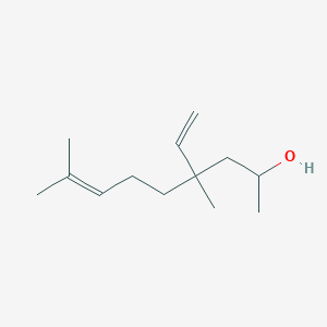 molecular formula C13H24O B15460373 7-Nonen-2-ol, 4-ethenyl-4,8-dimethyl- CAS No. 61685-54-9