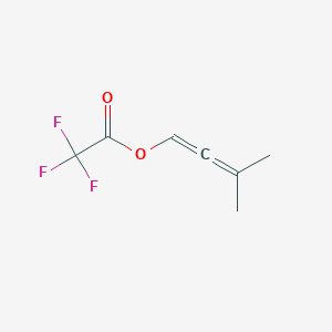 molecular formula C7H7F3O2 B15460415 3-Methylbuta-1,2-dien-1-yl trifluoroacetate CAS No. 61570-72-7