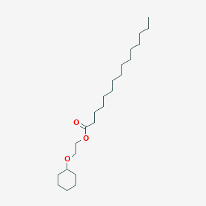 molecular formula C23H44O3 B15460424 2-(Cyclohexyloxy)ethyl pentadecanoate CAS No. 61452-04-8