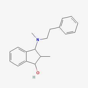 2-Methyl-3-[methyl(2-phenylethyl)amino]-2,3-dihydro-1H-inden-1-ol