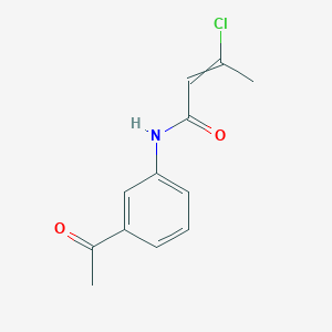 N-(3-Acetylphenyl)-3-chlorobut-2-enamide