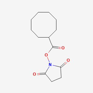 1-[(Cyclooctanecarbonyl)oxy]pyrrolidine-2,5-dione