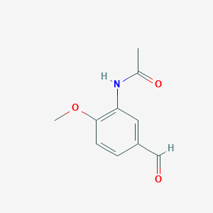 molecular formula C10H11NO3 B15460489 N-(5-Formyl-2-methoxyphenyl)acetamide CAS No. 61622-20-6