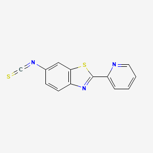 6-Isothiocyanato-2-(pyridin-2-yl)-1,3-benzothiazole