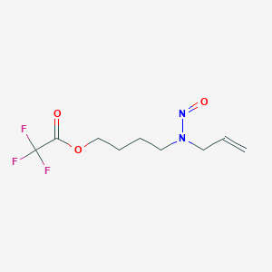 molecular formula C9H13F3N2O3 B15460555 4-[Nitroso(prop-2-en-1-yl)amino]butyl trifluoroacetate CAS No. 61468-80-2