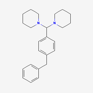 1,1'-[(4-Benzylphenyl)methylene]dipiperidine