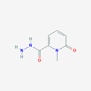 molecular formula C7H9N3O2 B15460698 2-Pyridinecarboxylic acid, 1,6-dihydro-1-methyl-6-oxo-, hydrazide CAS No. 61272-35-3