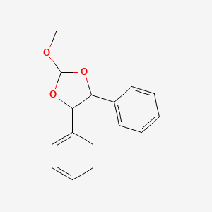 molecular formula C16H16O3 B15460725 2-Methoxy-4,5-diphenyl-1,3-dioxolane CAS No. 61562-02-5