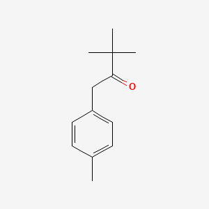 molecular formula C13H18O B15460740 3,3-Dimethyl-1-(4-methylphenyl)butan-2-one CAS No. 61394-79-4