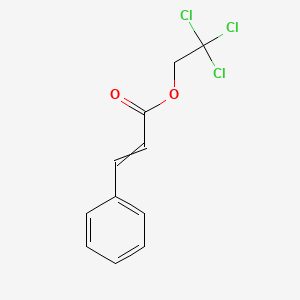 molecular formula C11H9Cl3O2 B15460742 2,2,2-Trichloroethyl 3-phenylprop-2-enoate CAS No. 61351-50-6