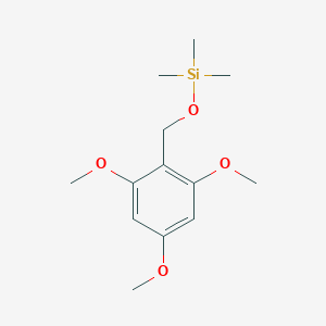 molecular formula C13H22O4Si B15460767 Trimethyl[(2,4,6-trimethoxyphenyl)methoxy]silane CAS No. 61040-74-2