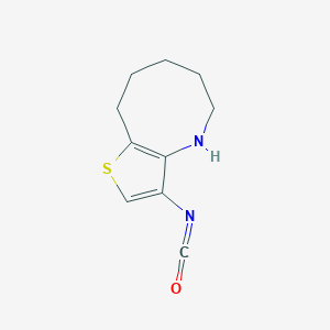 3-Isocyanato-4,5,6,7,8,9-hexahydrothieno[3,2-b]azocine