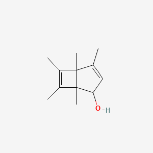 1,4,5,6,7-Pentamethylbicyclo[3.2.0]hepta-3,6-dien-2-ol