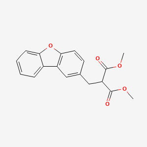 Dimethyl [(dibenzo[b,d]furan-2-yl)methyl]propanedioate