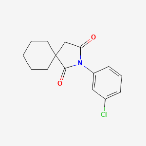 2-Azaspiro[4.5]decane-1,3-dione, 2-(3-chlorophenyl)-