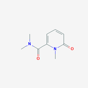 molecular formula C9H12N2O2 B15460892 2-Pyridinecarboxamide, 1,6-dihydro-N,N,1-trimethyl-6-oxo- CAS No. 61272-31-9