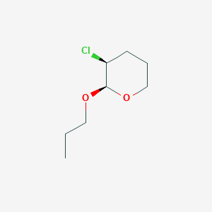 (2R,3S)-3-Chloro-2-propoxyoxane