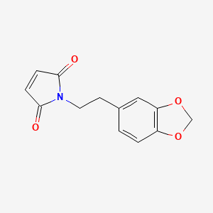 1-[2-(2H-1,3-Benzodioxol-5-yl)ethyl]-1H-pyrrole-2,5-dione