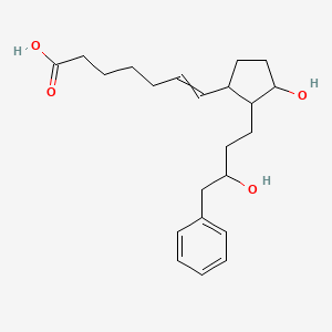 7-[3-Hydroxy-2-(3-hydroxy-4-phenylbutyl)cyclopentyl]hept-6-enoic acid