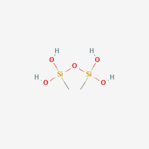 molecular formula C2H10O5Si2 B15460977 Dimethyldisiloxane-1,1,3,3-tetrol CAS No. 61184-38-1