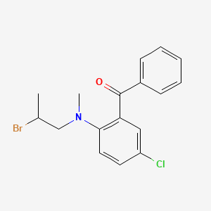 Methanone, [2-[(2-bromopropyl)methylamino]-5-chlorophenyl]phenyl-