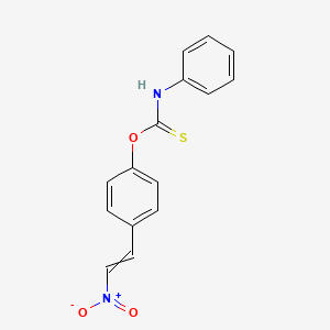 O-[4-(2-Nitroethenyl)phenyl] phenylcarbamothioate