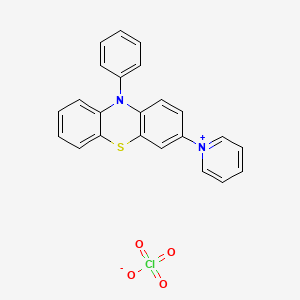 1-(10-Phenyl-10H-phenothiazin-3-yl)pyridin-1-ium perchlorate