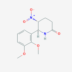 (5R,6S)-6-(2,3-dimethoxyphenyl)-5-nitropiperidin-2-one