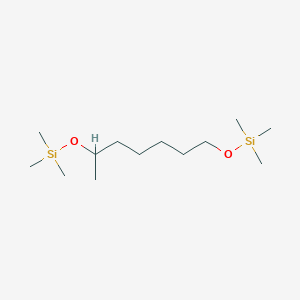 molecular formula C13H32O2Si2 B15461154 2,2,4,11,11-Pentamethyl-3,10-dioxa-2,11-disiladodecane CAS No. 61478-12-4