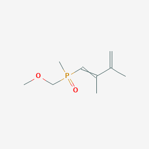 molecular formula C9H17O2P B15461179 (2,3-Dimethylbuta-1,3-dien-1-yl)(methoxymethyl)methyl(oxo)-lambda~5~-phosphane CAS No. 61213-96-5