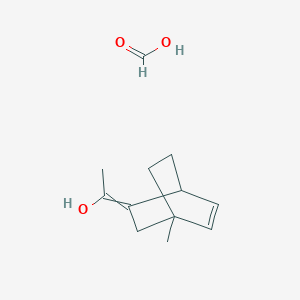 Formic acid;1-(4-methyl-2-bicyclo[2.2.2]oct-5-enylidene)ethanol