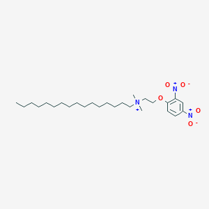 molecular formula C26H46N3O5+ B15461193 N-[2-(2,4-Dinitrophenoxy)ethyl]-N,N-dimethylhexadecan-1-aminium CAS No. 61095-52-1