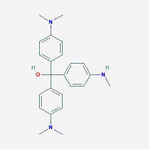 B154612 4,4'-Bis(dimethylamino)-4''-(methylamino)trityl alcohol CAS No. 561-41-1