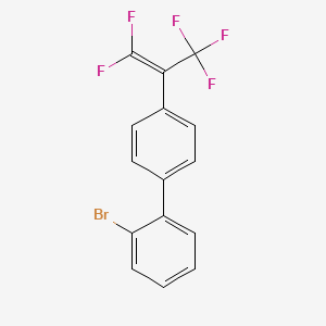 2-Bromo-4'-(1,1,3,3,3-pentafluoroprop-1-en-2-yl)-1,1'-biphenyl