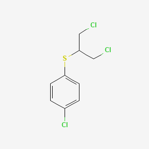 1-Chloro-4-[(1,3-dichloropropan-2-yl)sulfanyl]benzene