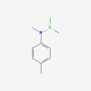 molecular formula C10H16BN B15461241 N,1,1-Trimethyl-N-(4-methylphenyl)boranamine CAS No. 61373-33-9