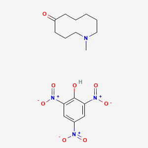 1-Methylazecan-5-one;2,4,6-trinitrophenol