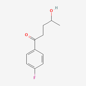 1-(4-Fluorophenyl)-4-hydroxypentan-1-one