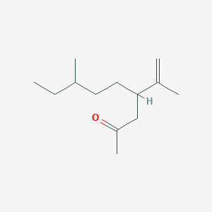 molecular formula C13H24O B15461430 7-Methyl-4-(prop-1-en-2-yl)nonan-2-one CAS No. 61099-48-7