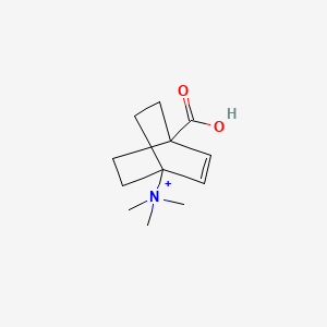 4-Carboxy-N,N,N-trimethylbicyclo[2.2.2]oct-2-en-1-aminium