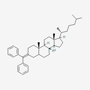 molecular formula C40H56 B15461465 3-(Diphenylmethylidene)cholestane CAS No. 61462-72-4