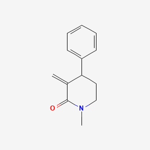 molecular formula C13H15NO B15461502 1-Methyl-3-methylidene-4-phenylpiperidin-2-one CAS No. 61209-85-6