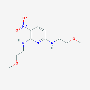 N~2~,N~6~-Bis(2-methoxyethyl)-3-nitropyridine-2,6-diamine